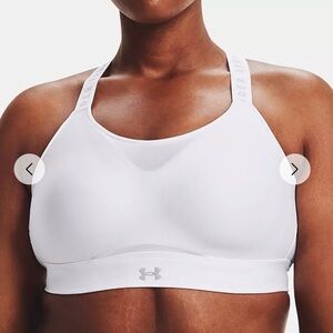 NWT Under Armour White Racerback Sports Bra